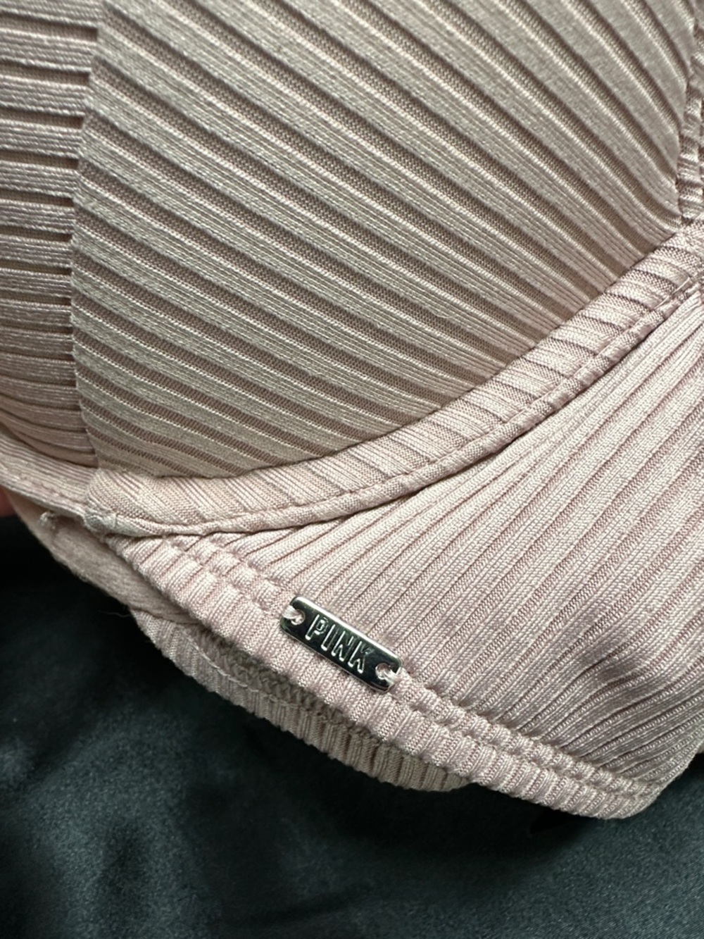 Victoria's Secret Pink Ribbed 2 piece bathing suit - Picture 7 of 9